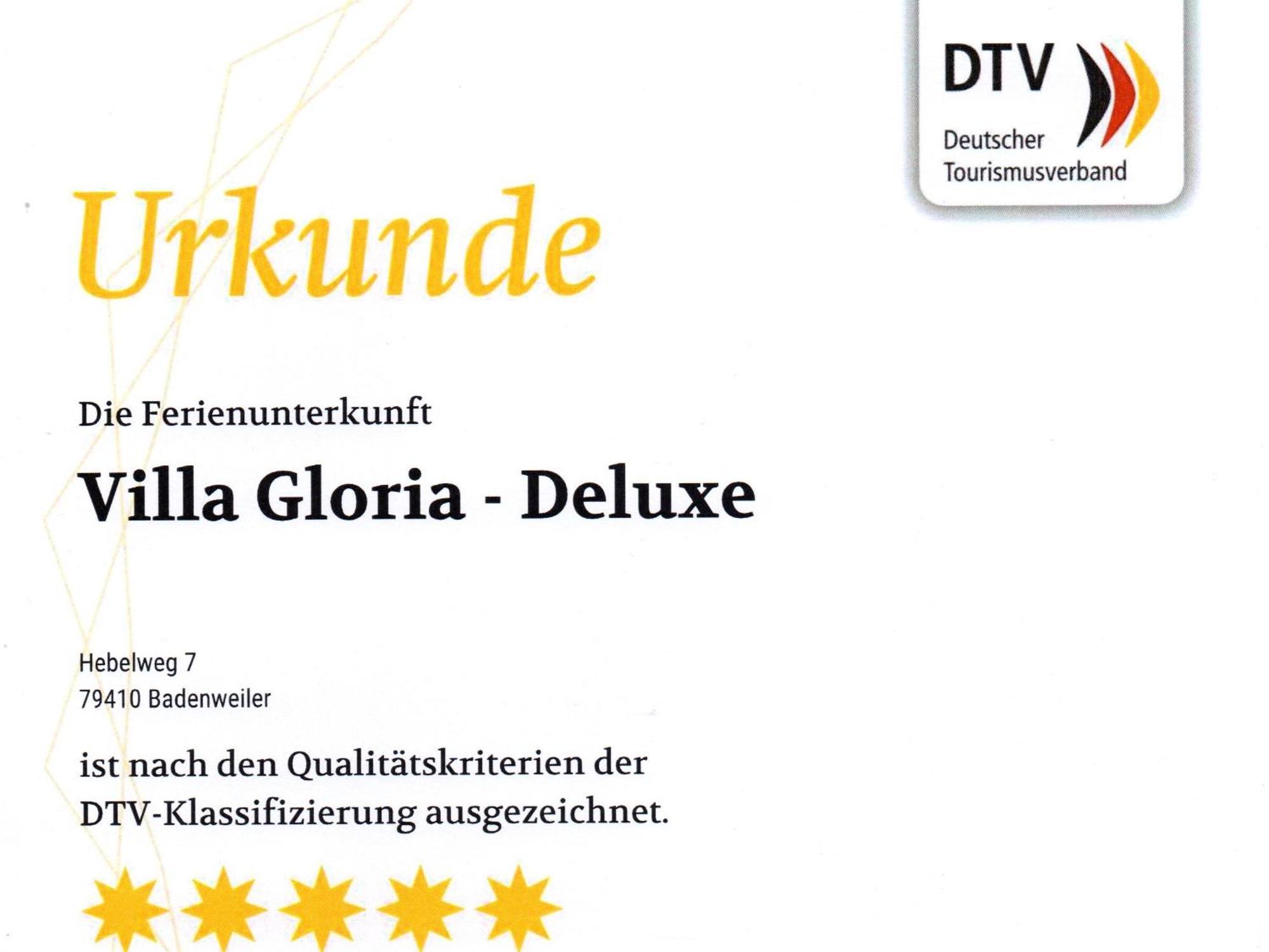 Villa Gloria - Fewo Suite Badenweiler Ngoại thất bức ảnh